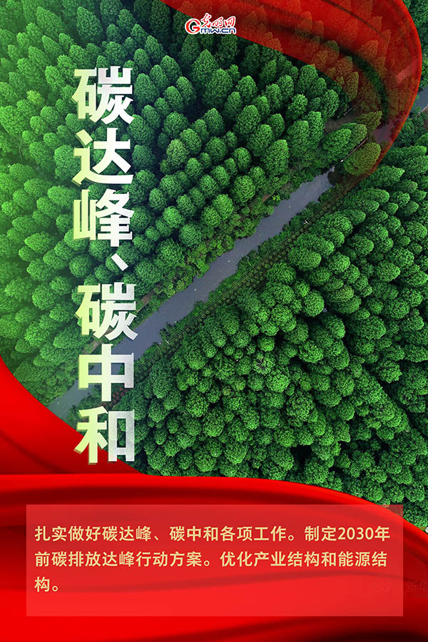 海報(bào)| 2021年政府工作報(bào)告，提到這些生態(tài)環(huán)保關(guān)鍵詞