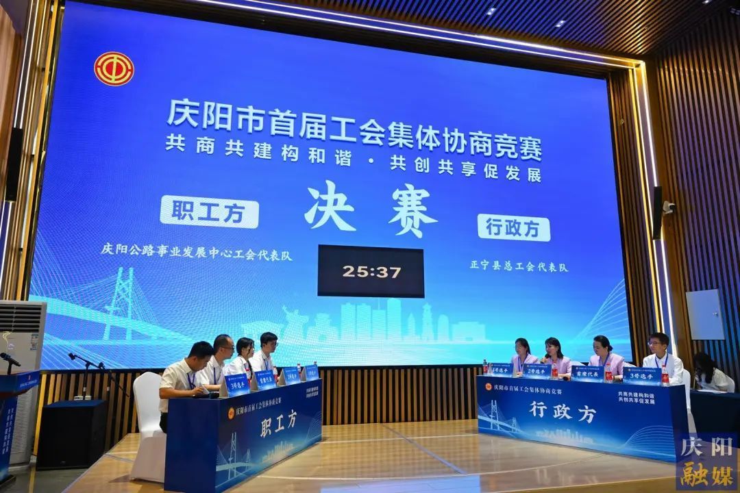 正寧縣總工會(huì)代表隊(duì)榮獲一等獎(jiǎng)！慶陽市首屆工會(huì)集體協(xié)商競賽圓滿落幕
