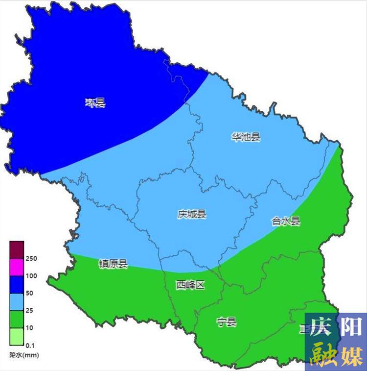 慶陽市將有中到大雨  需防范局地強(qiáng)降水引發(fā)的次生災(zāi)害